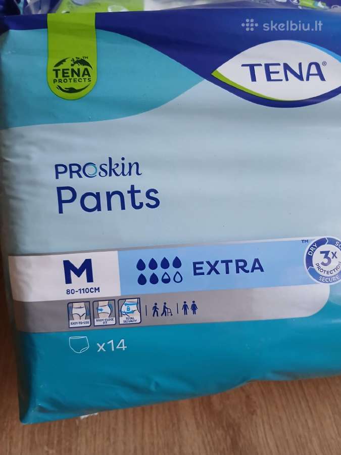 Tena Proskin Extra kelnaitės-sauskelnės M, L dydis - nuotraukos Nr. 3