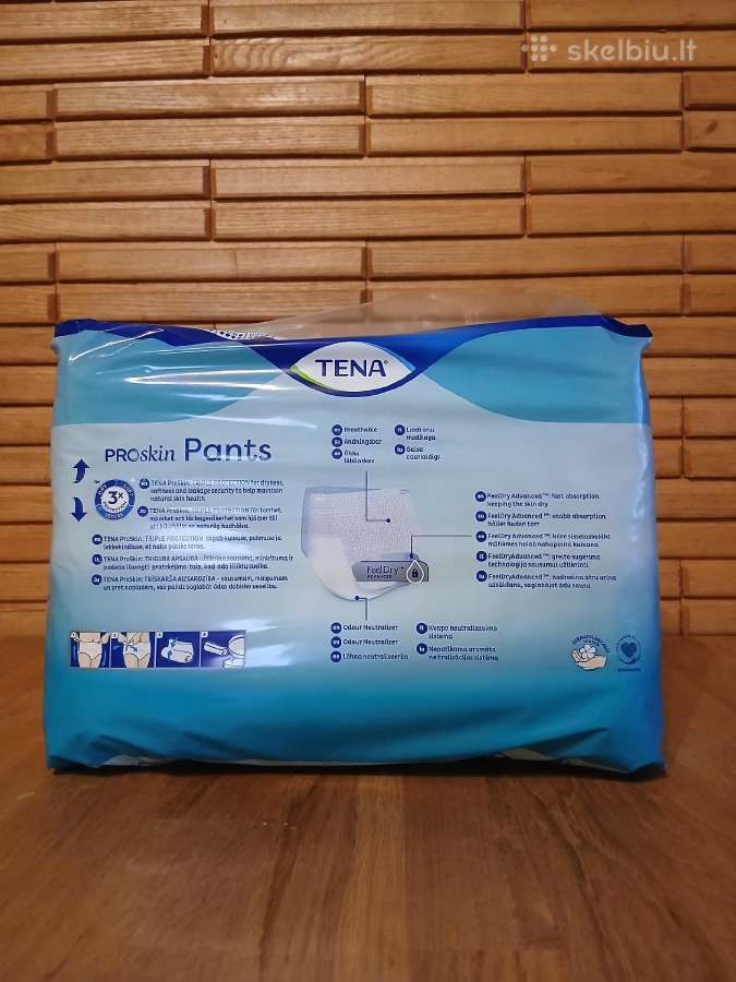Tena Proskin Extra kelnaitės-sauskelnės M, L dydis - nuotraukos Nr. 4