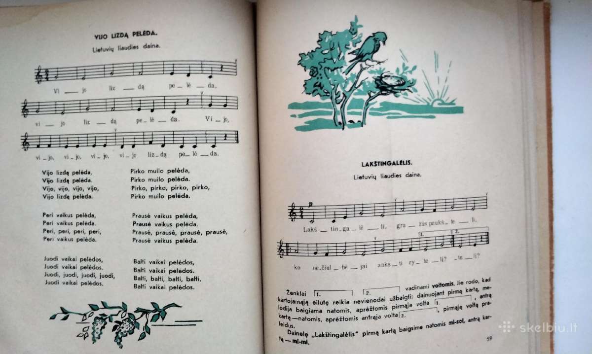 Muzika 3 klasei. 1965 m. leid. - nuotraukos Nr. 8