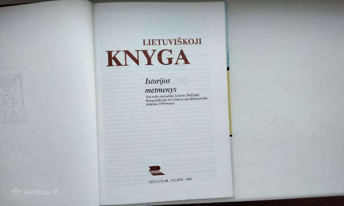 Lietuviškoji knyga. Istorijos metmenys. 1996 m. - nuotraukos Nr. 2