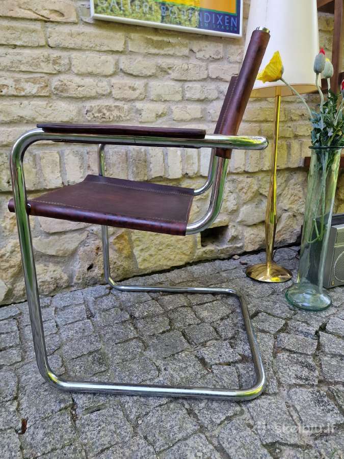Vintažinė mid century konsolinė autorinė kėdė - nuotraukos Nr. 4