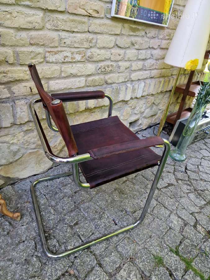 Vintažinė mid century konsolinė autorinė kėdė - nuotraukos Nr. 7