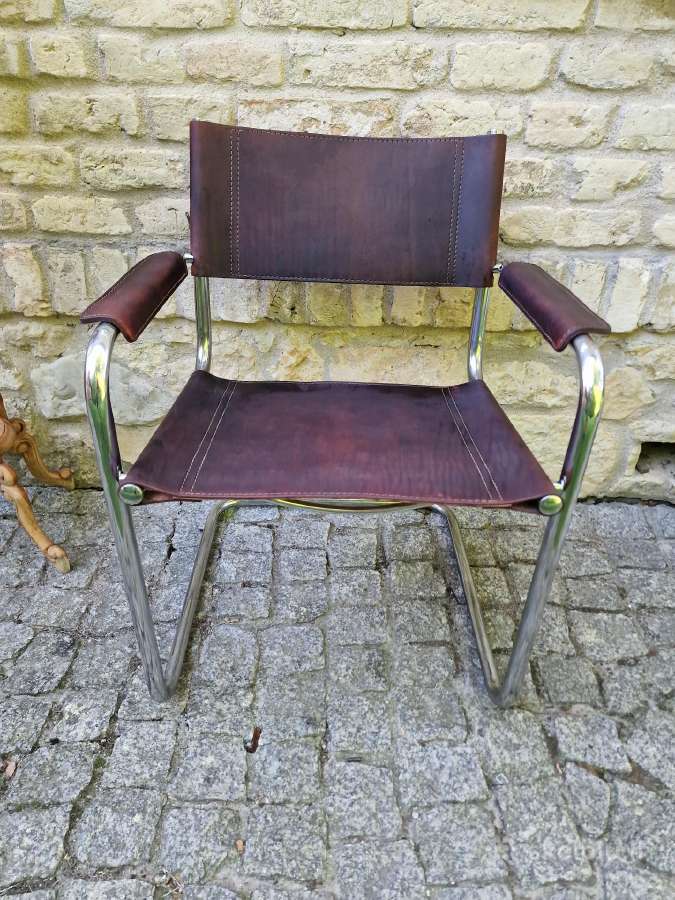 Vintažinė mid century konsolinė autorinė kėdė - nuotraukos Nr. 9