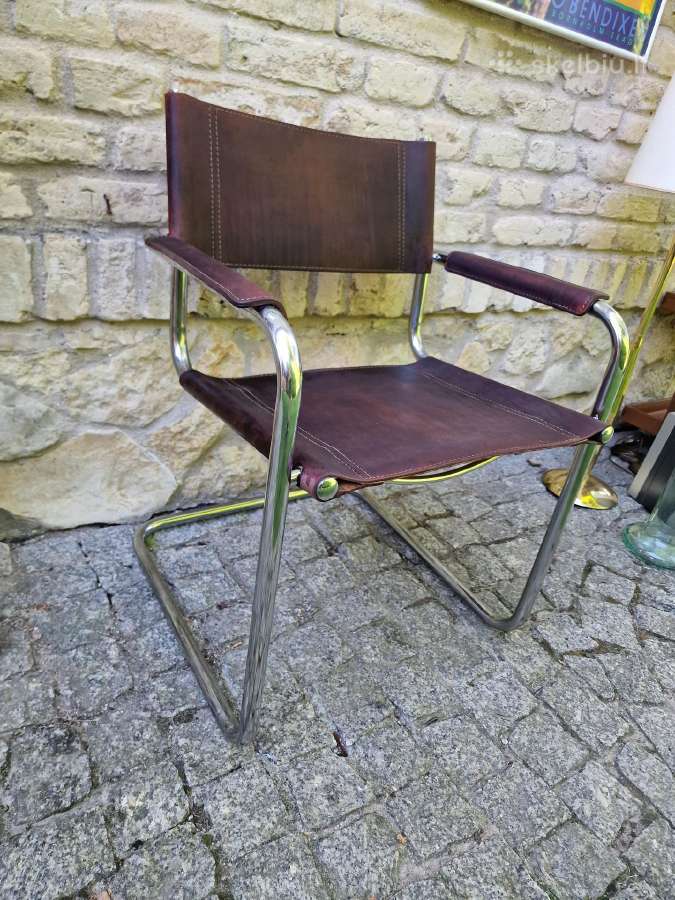 Vintažinė mid century konsolinė autorinė kėdė - nuotraukos Nr. 10