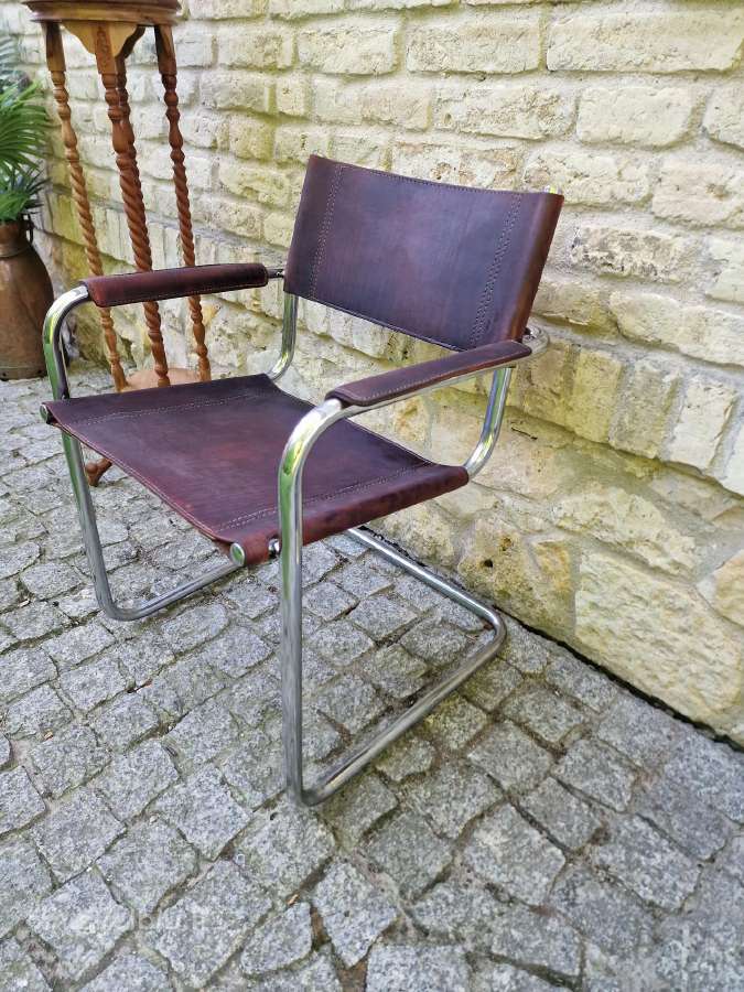 Vintažinė mid century konsolinė autorinė kėdė - nuotraukos Nr. 11