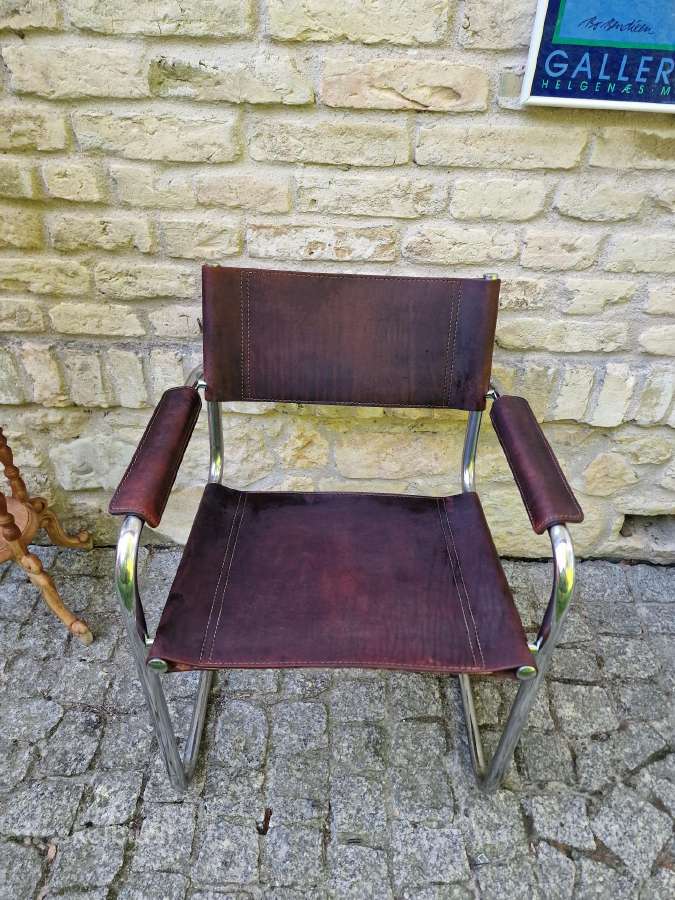 Vintažinė mid century konsolinė autorinė kėdė - nuotraukos Nr. 12