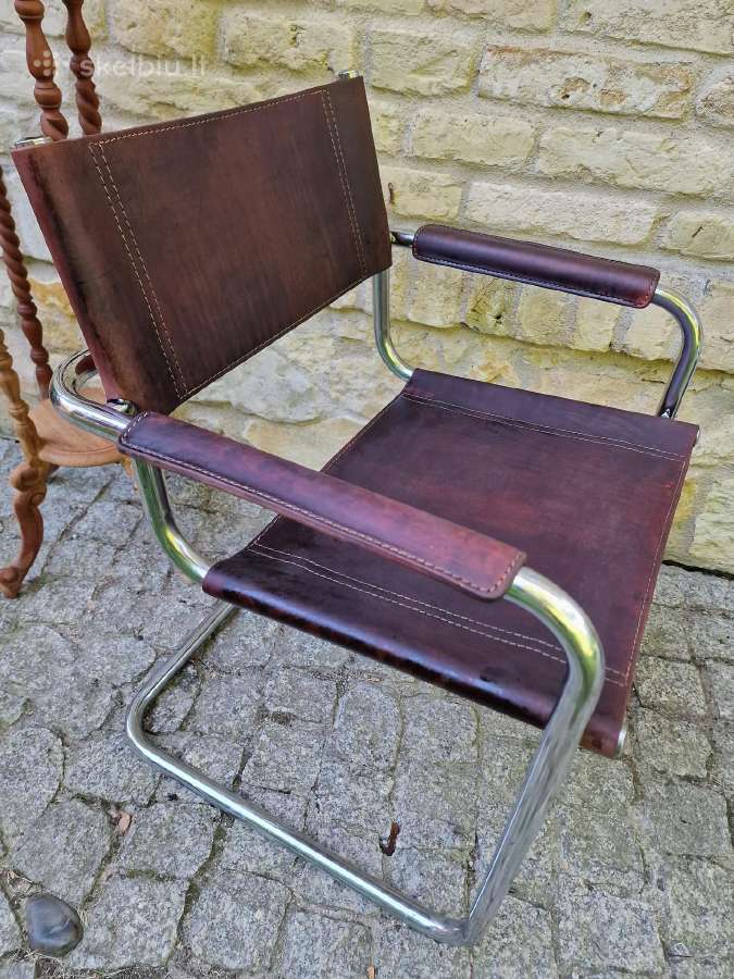 Vintažinė mid century konsolinė autorinė kėdė - nuotraukos Nr. 14