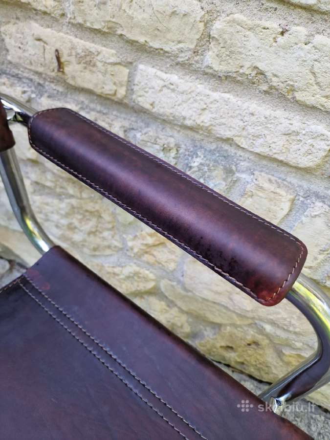 Vintažinė mid century konsolinė autorinė kėdė - nuotraukos Nr. 15