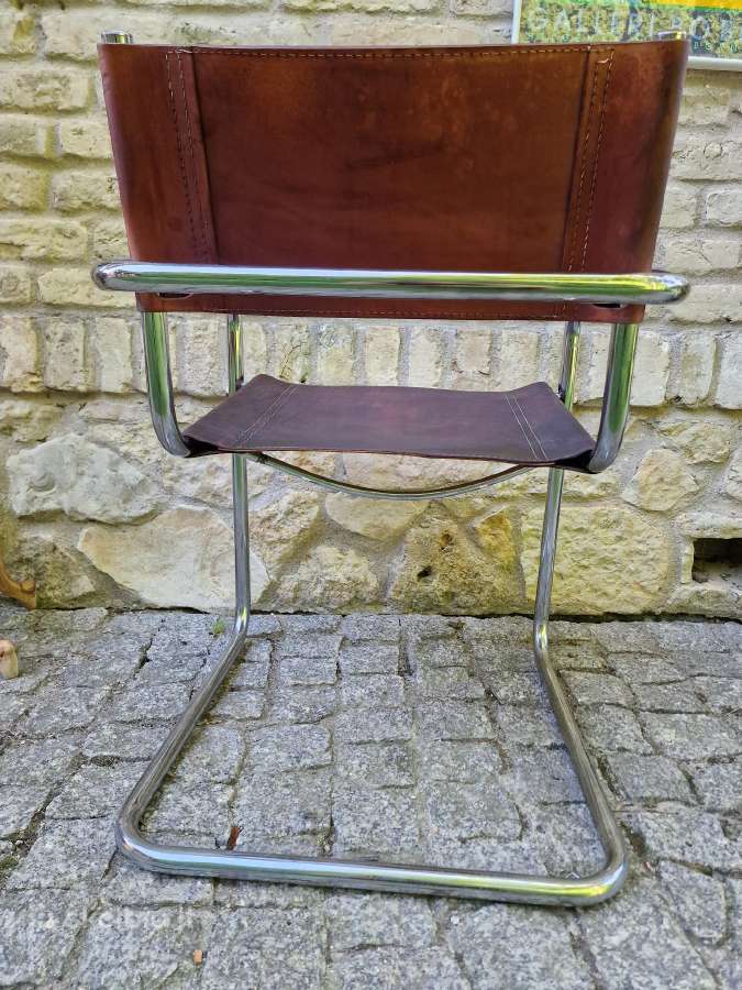 Vintažinė mid century konsolinė autorinė kėdė - nuotraukos Nr. 17