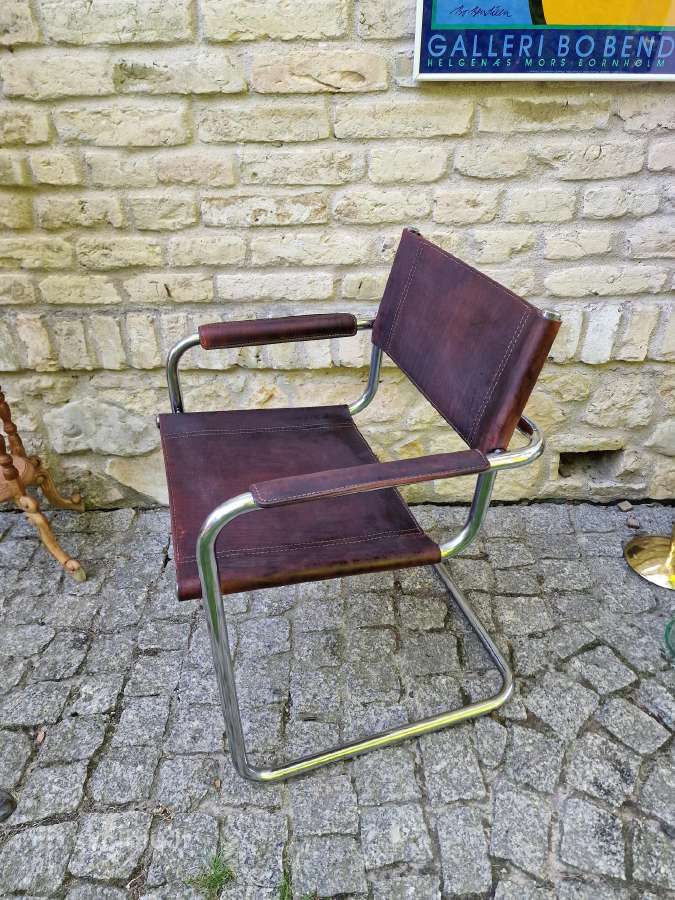 Vintažinė mid century konsolinė autorinė kėdė - nuotraukos Nr. 18