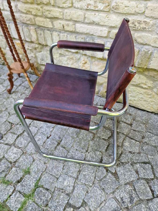 Vintažinė mid century konsolinė autorinė kėdė - nuotraukos Nr. 20
