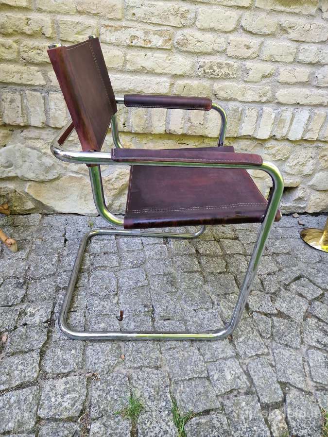 Vintažinė mid century konsolinė autorinė kėdė - nuotraukos Nr. 22