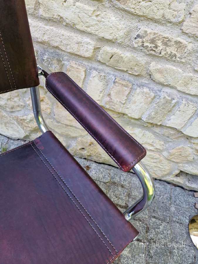 Vintažinė mid century konsolinė autorinė kėdė - nuotraukos Nr. 26