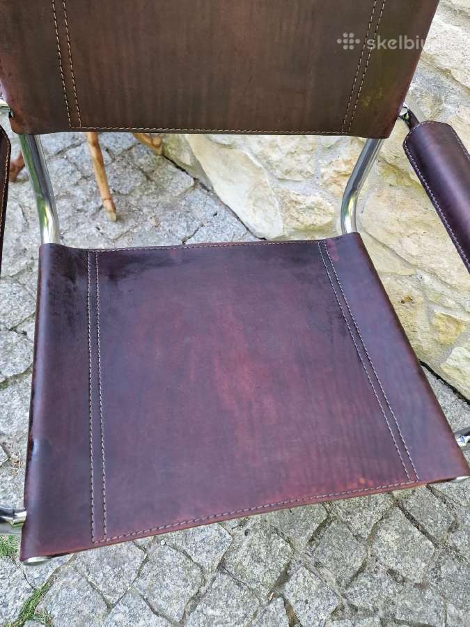 Vintažinė mid century konsolinė autorinė kėdė - nuotraukos Nr. 27