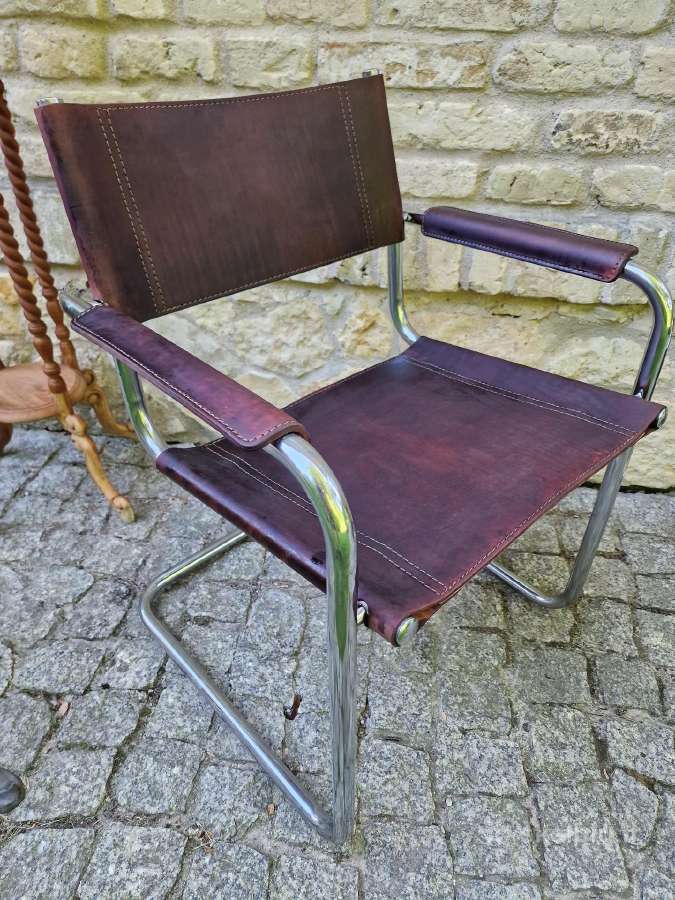 Vintažinė mid century konsolinė autorinė kėdė - nuotraukos Nr. 28