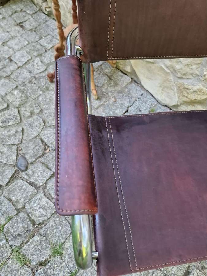Vintažinė mid century konsolinė autorinė kėdė - nuotraukos Nr. 29