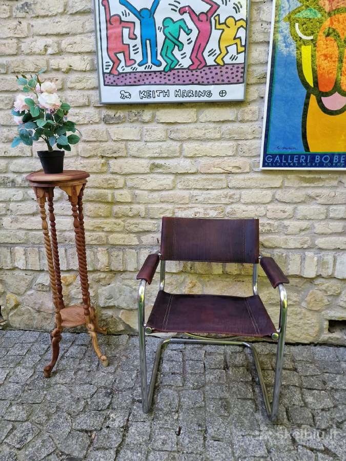 Vintažinė mid century konsolinė autorinė kėdė - nuotraukos Nr. 30