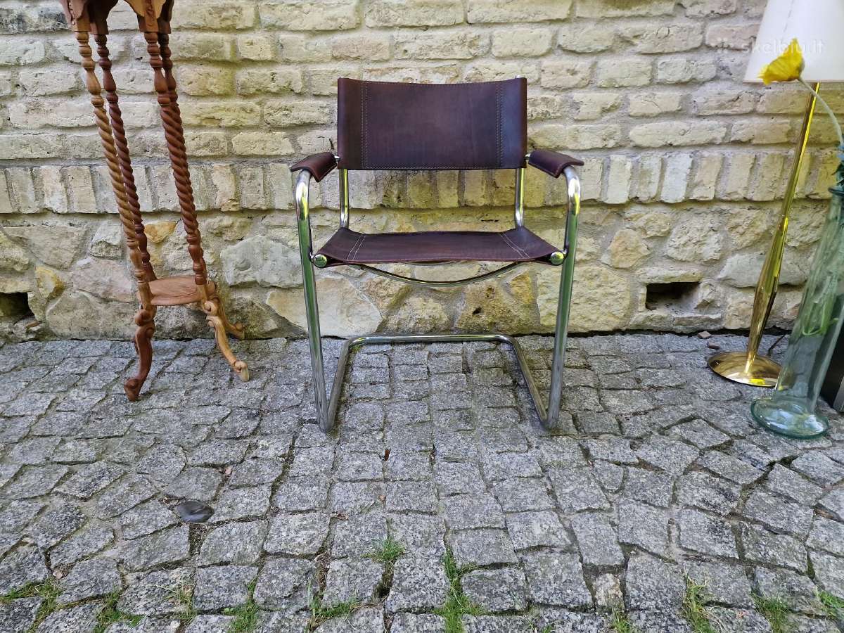 Vintažinė mid century konsolinė autorinė kėdė - nuotraukos Nr. 31
