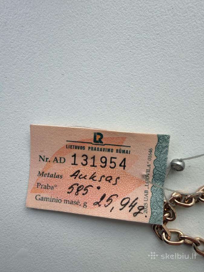Auksine grandinėlė 26gr - nuotraukos Nr. 4