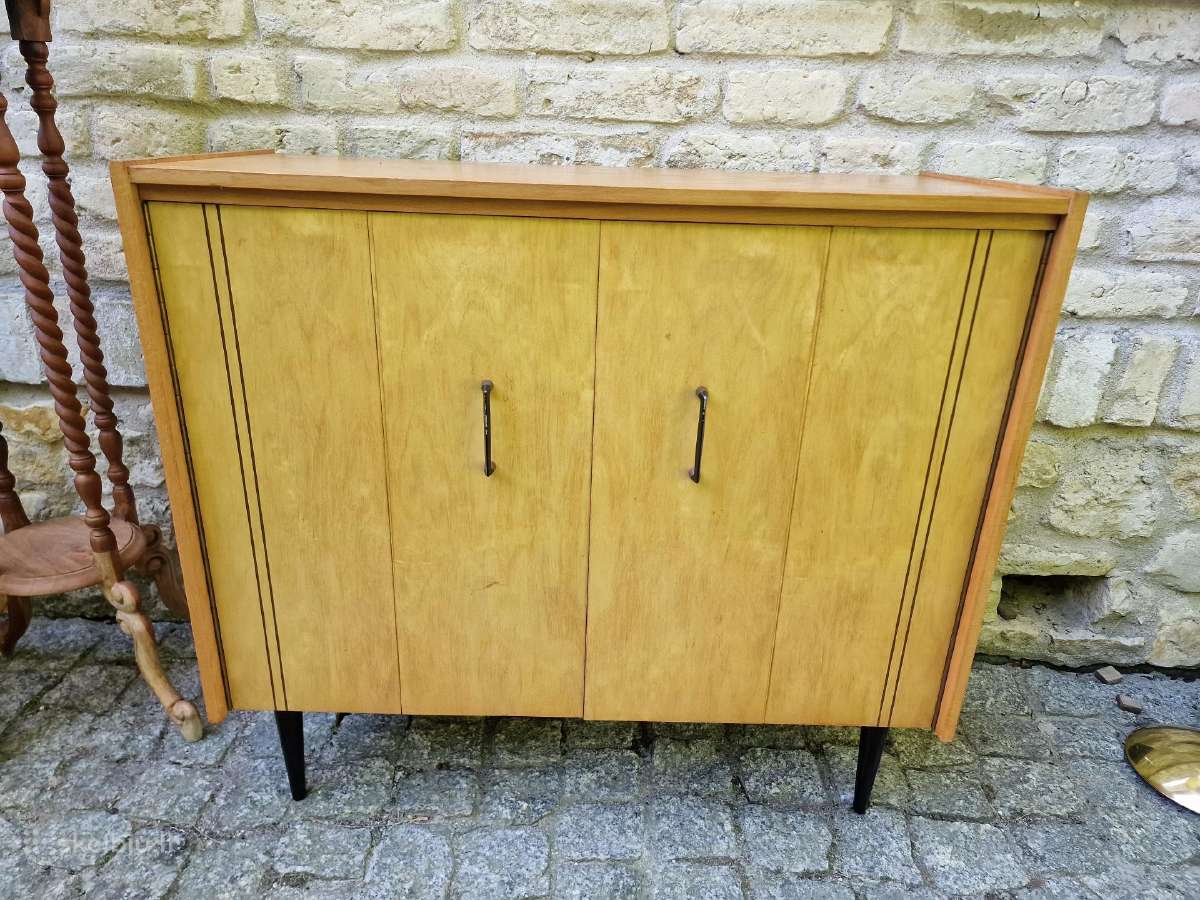 Vintažinė mid century batų spintelė - nuotraukos Nr. 2