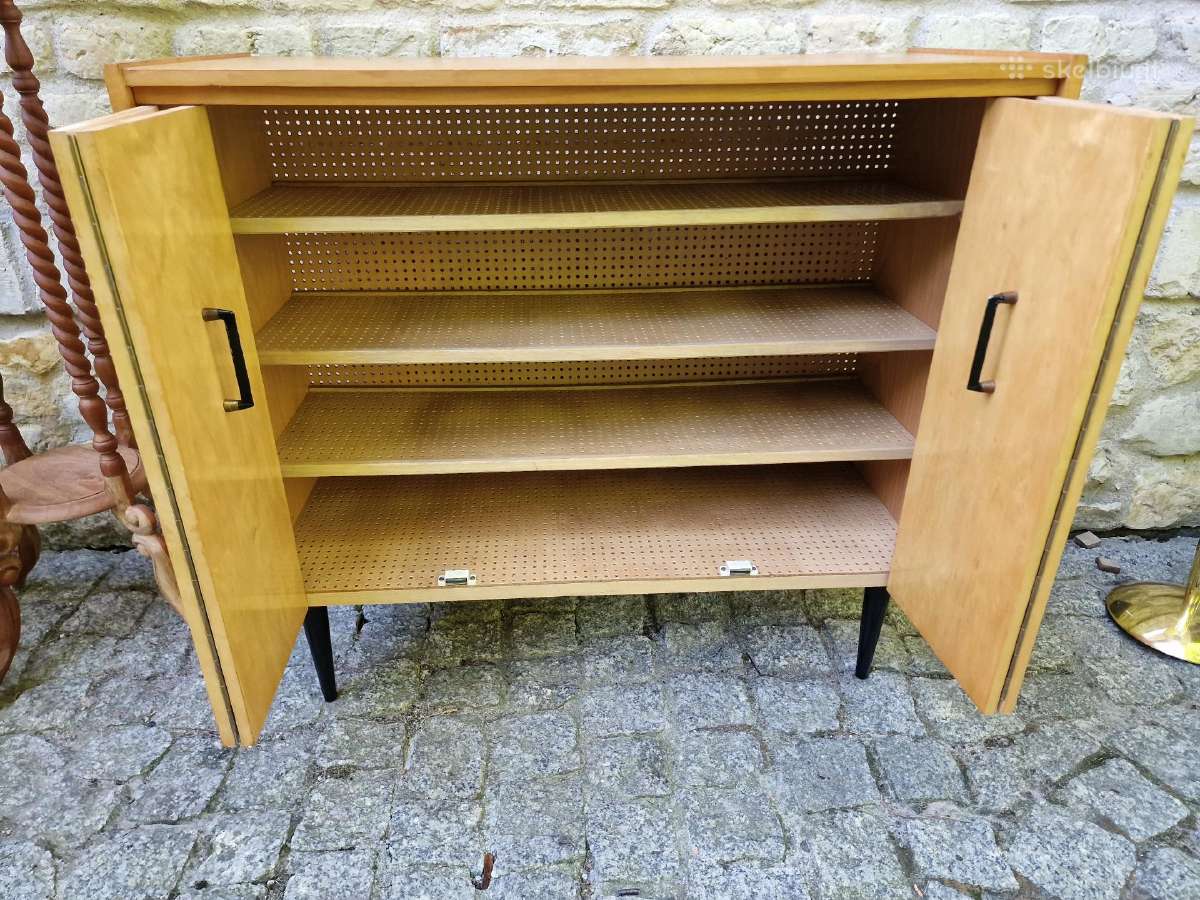Vintažinė mid century batų spintelė - nuotraukos Nr. 3