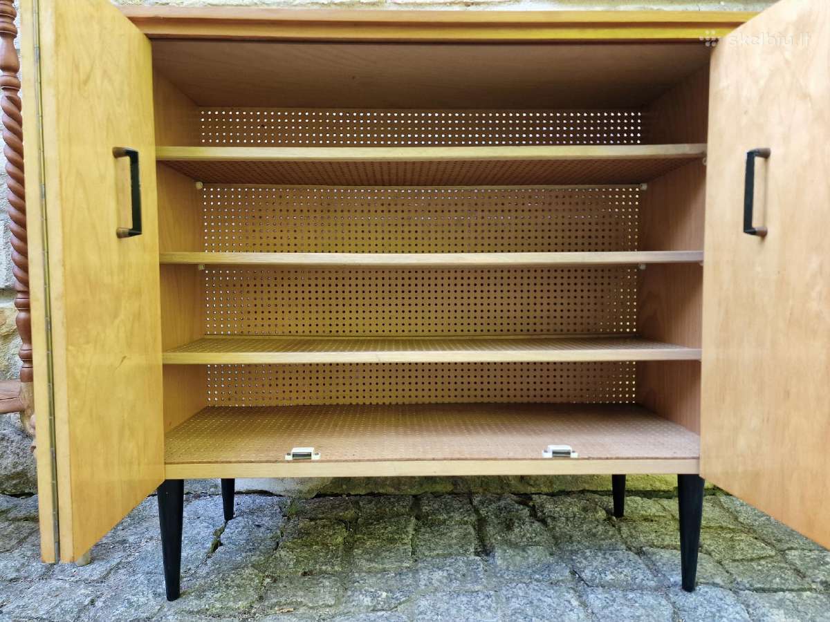 Vintažinė mid century batų spintelė - nuotraukos Nr. 10
