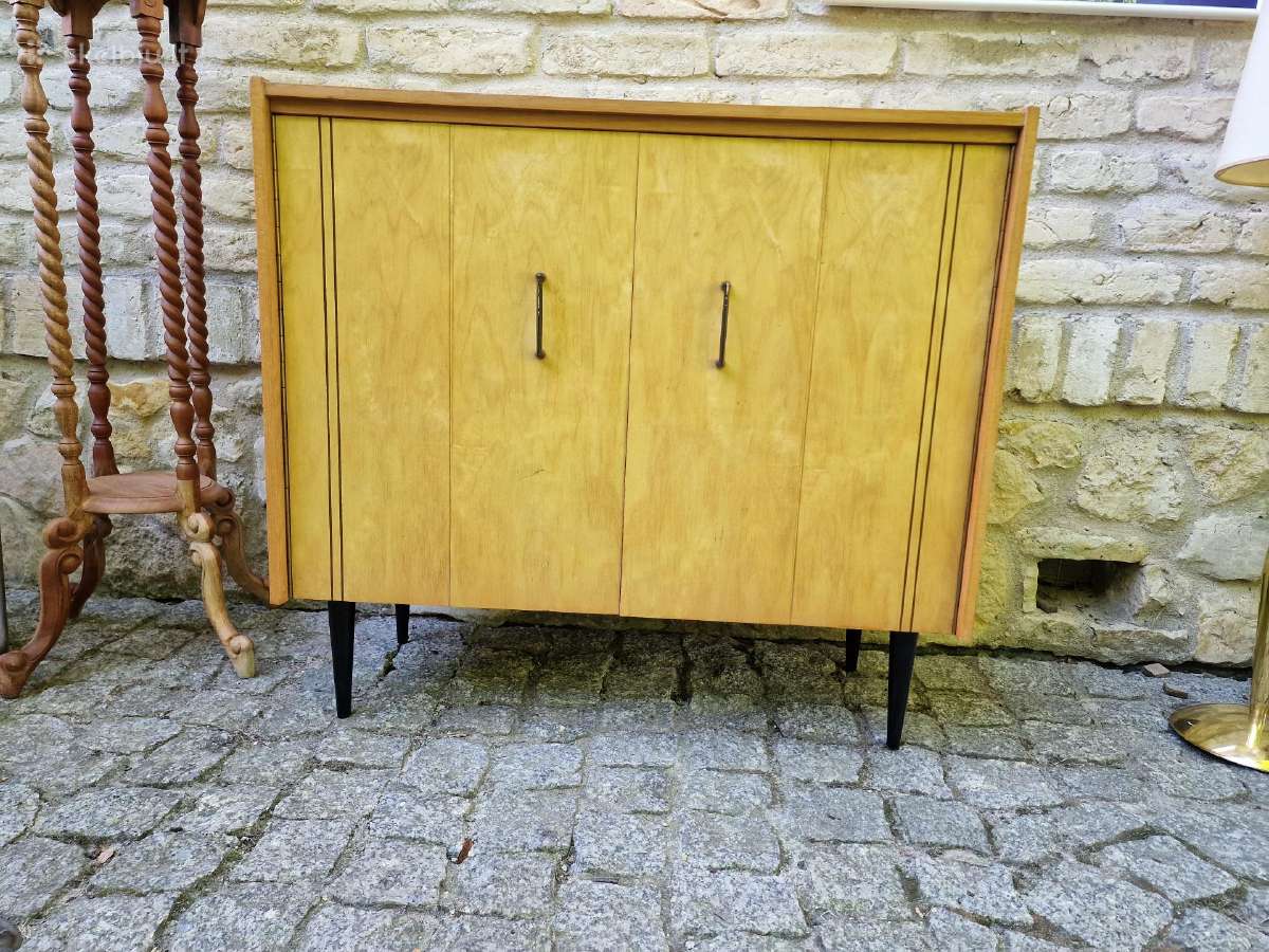 Vintažinė mid century batų spintelė - nuotraukos Nr. 11