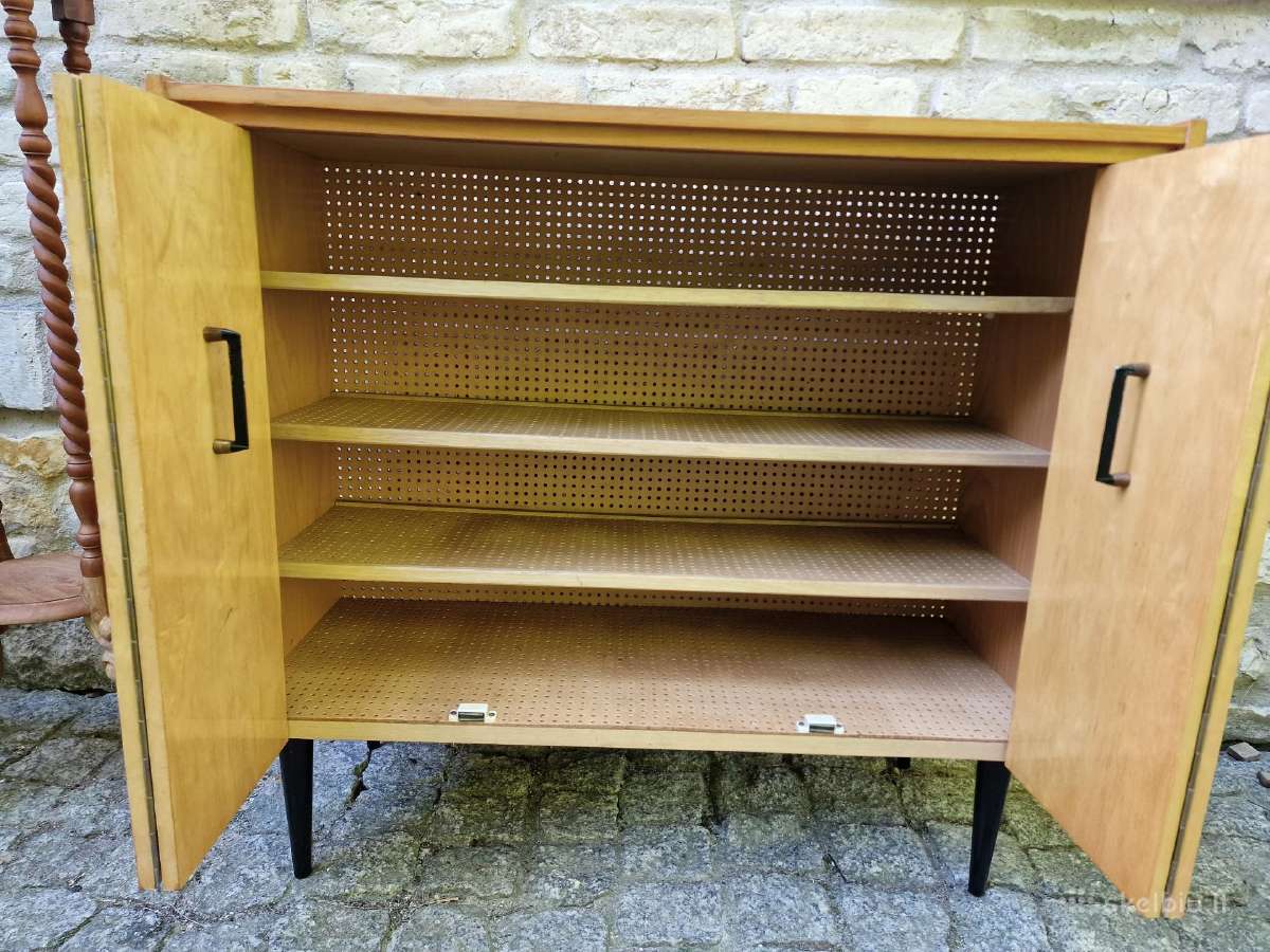 Vintažinė mid century batų spintelė - nuotraukos Nr. 12
