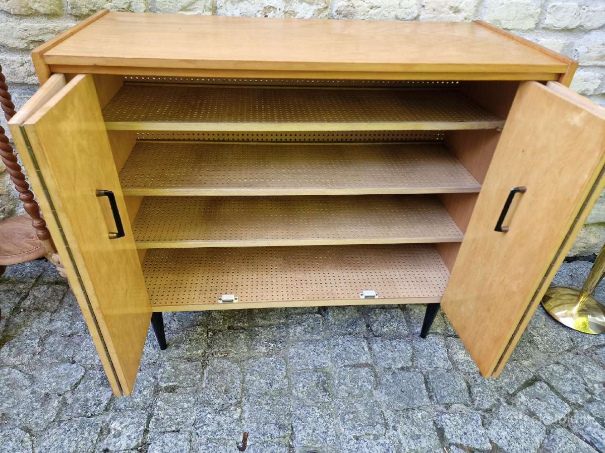 Vintažinė mid century batų spintelė - nuotraukos Nr. 17