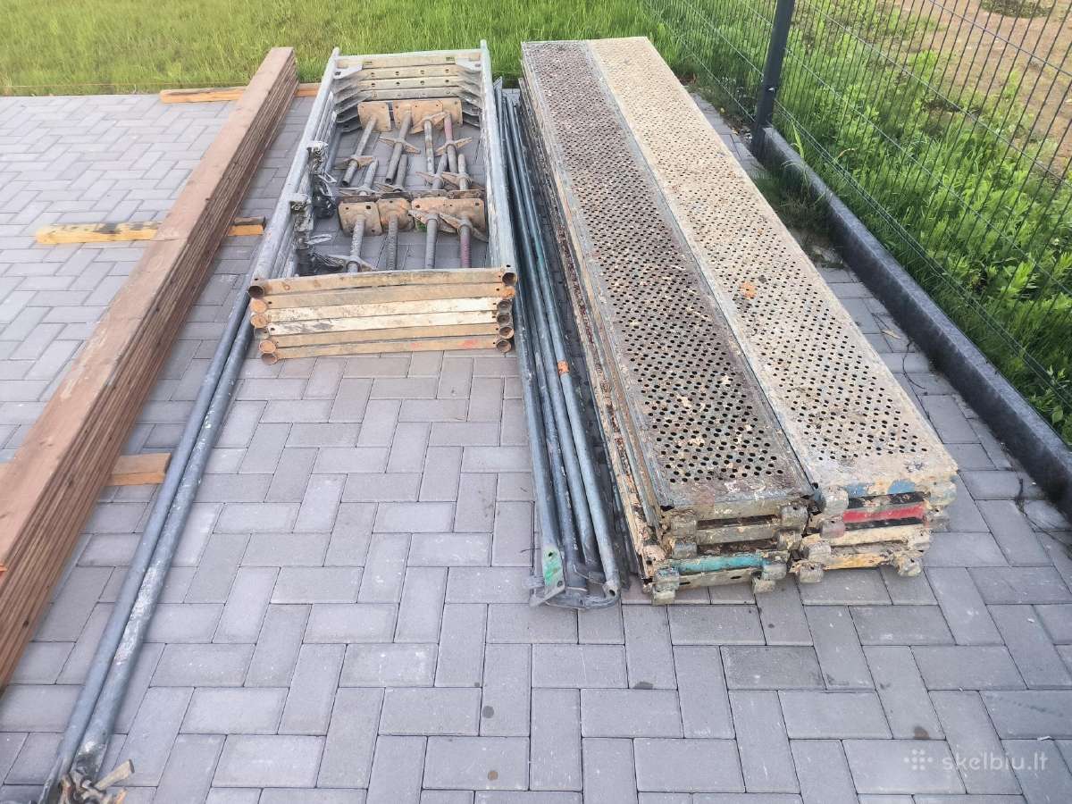 Fasadiniai pastoliai - nuotraukos Nr. 2