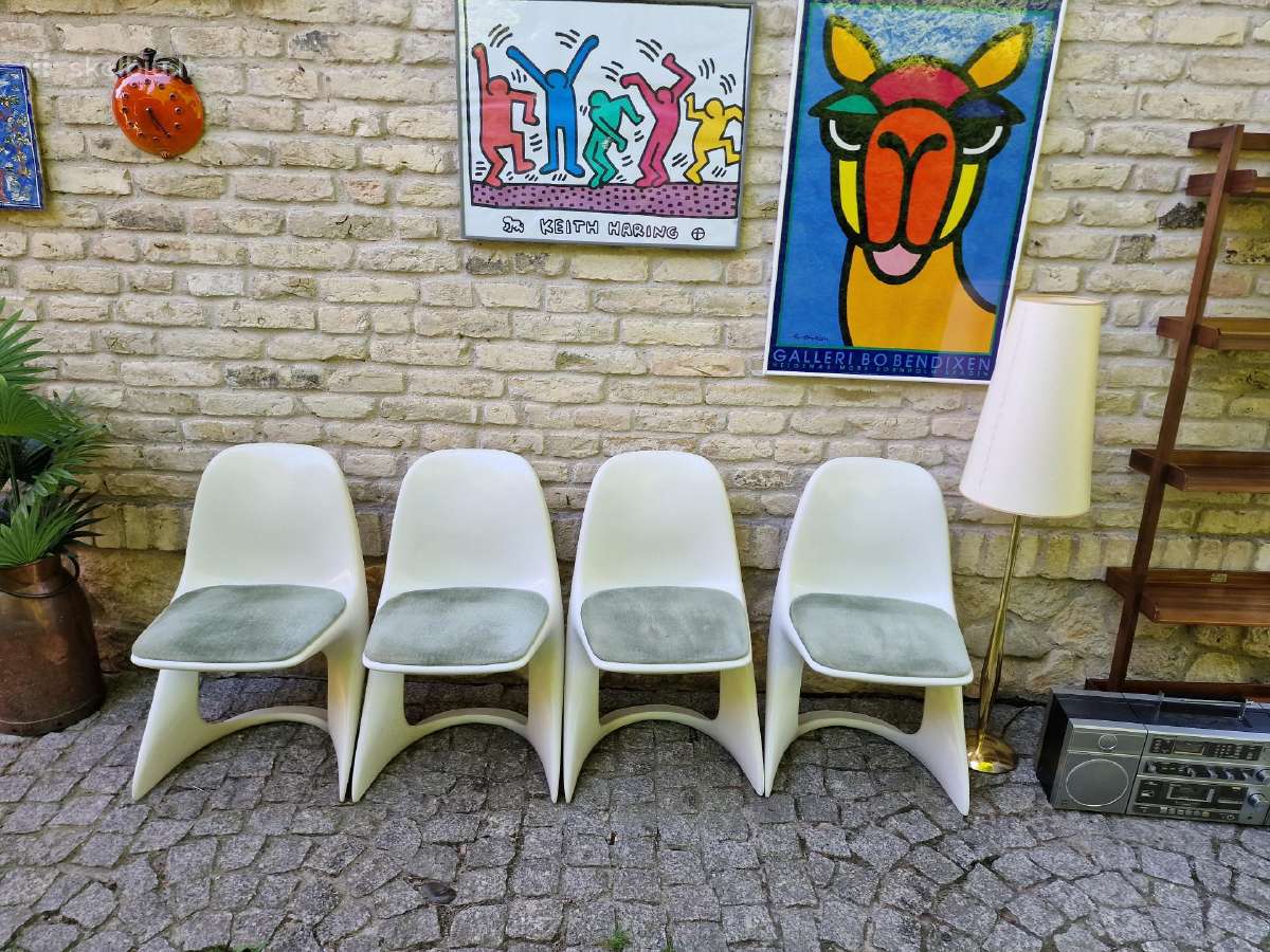 Vintažinės mid century Space Age autorinės kėdės - nuotraukos Nr. 2