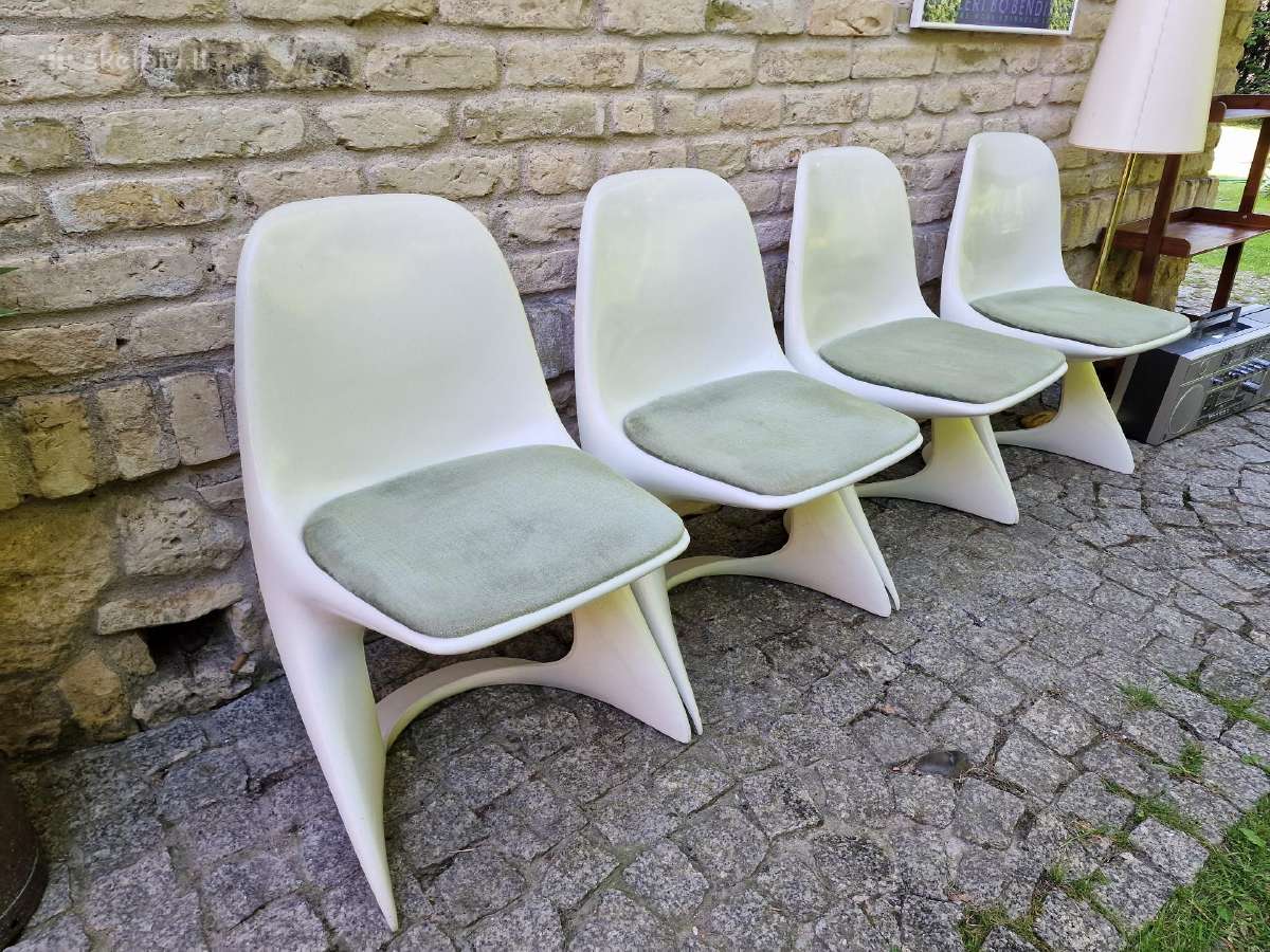 Vintažinės mid century Space Age autorinės kėdės - nuotraukos Nr. 4