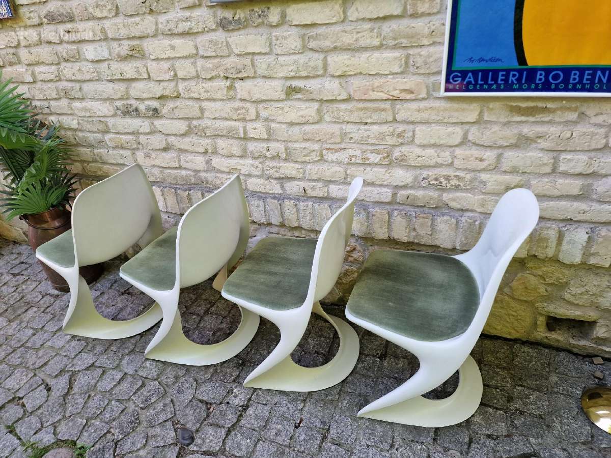 Vintažinės mid century Space Age autorinės kėdės - nuotraukos Nr. 5