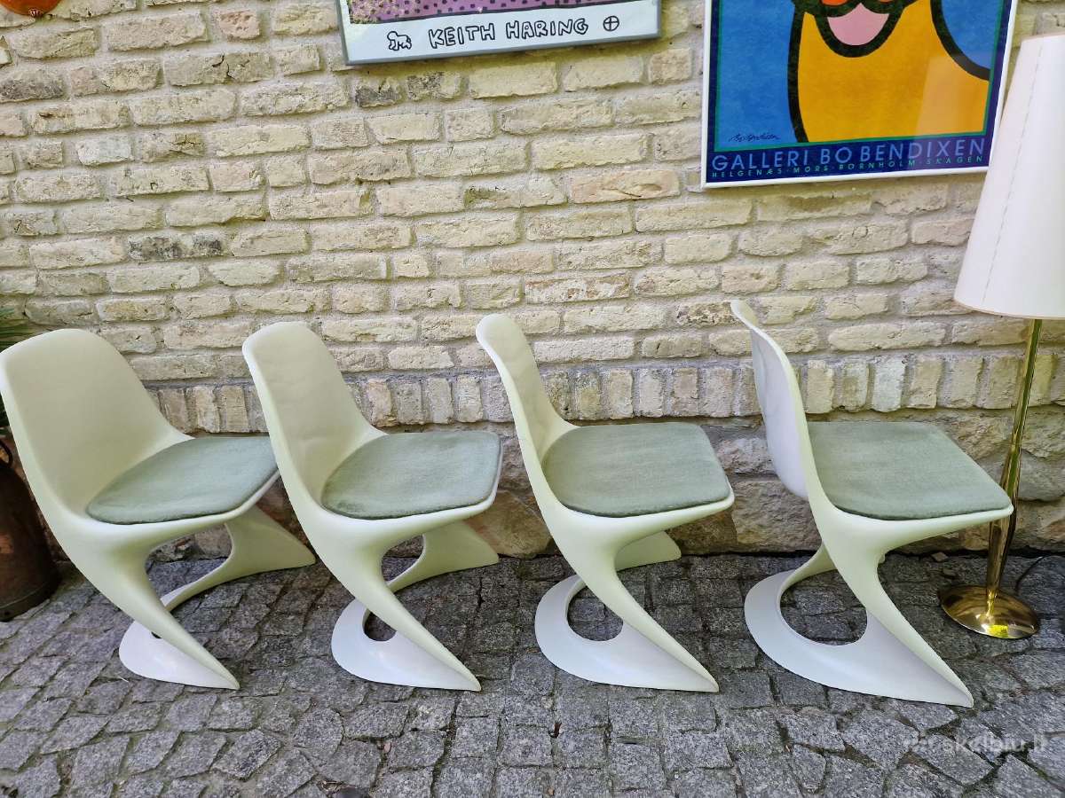 Vintažinės mid century Space Age autorinės kėdės - nuotraukos Nr. 7
