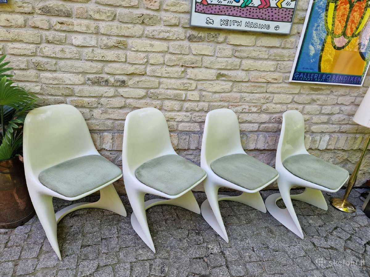 Vintažinės mid century Space Age autorinės kėdės - nuotraukos Nr. 11
