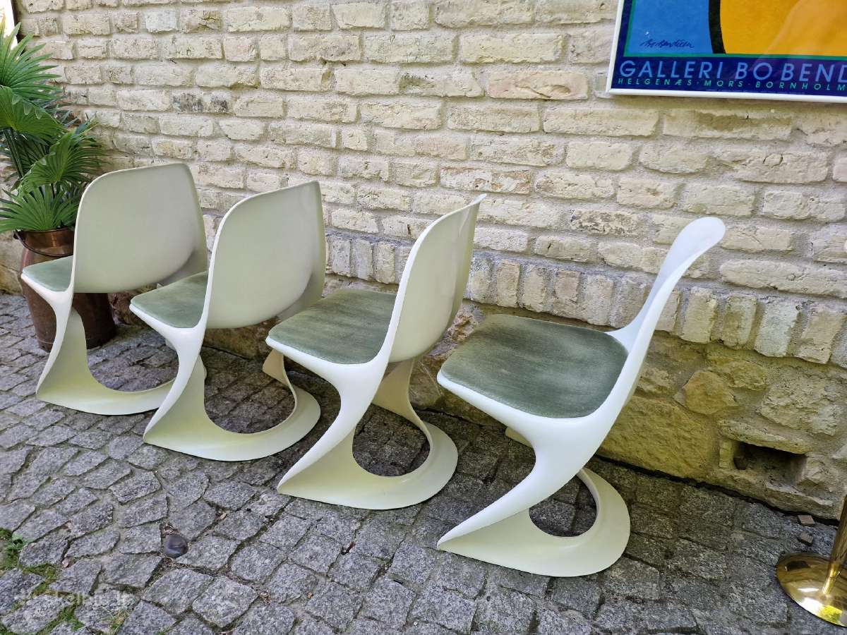 Vintažinės mid century Space Age autorinės kėdės - nuotraukos Nr. 12