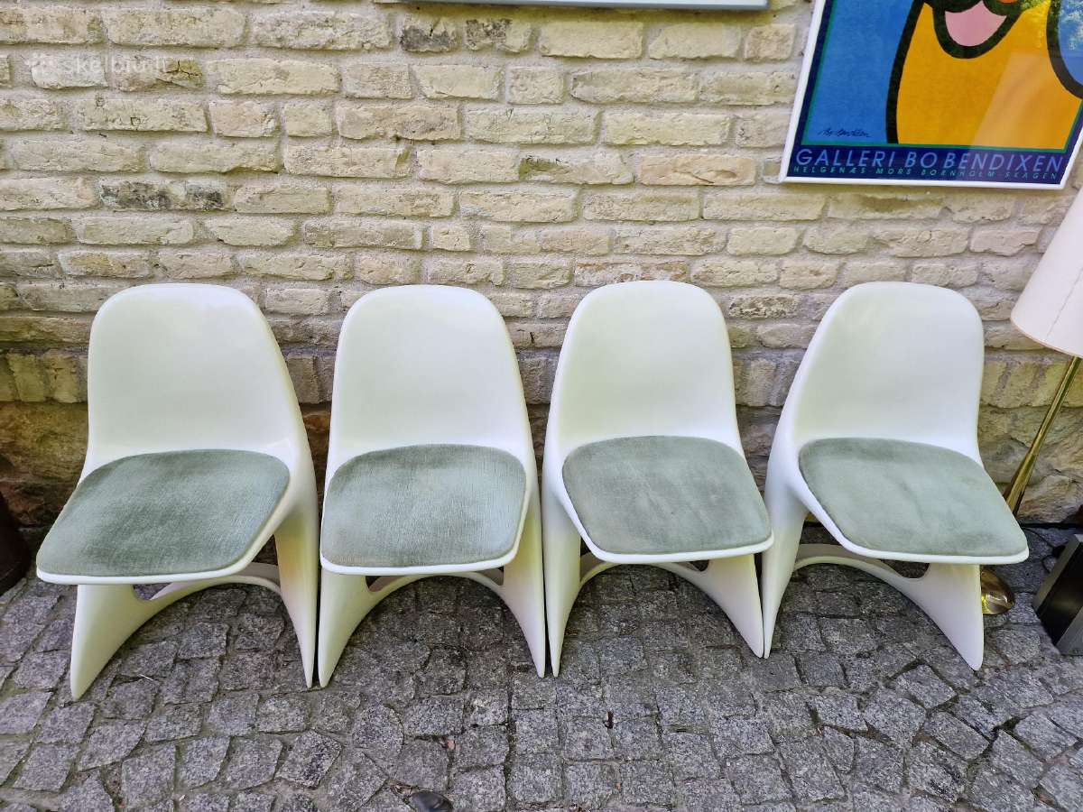 Vintažinės mid century Space Age autorinės kėdės - nuotraukos Nr. 13