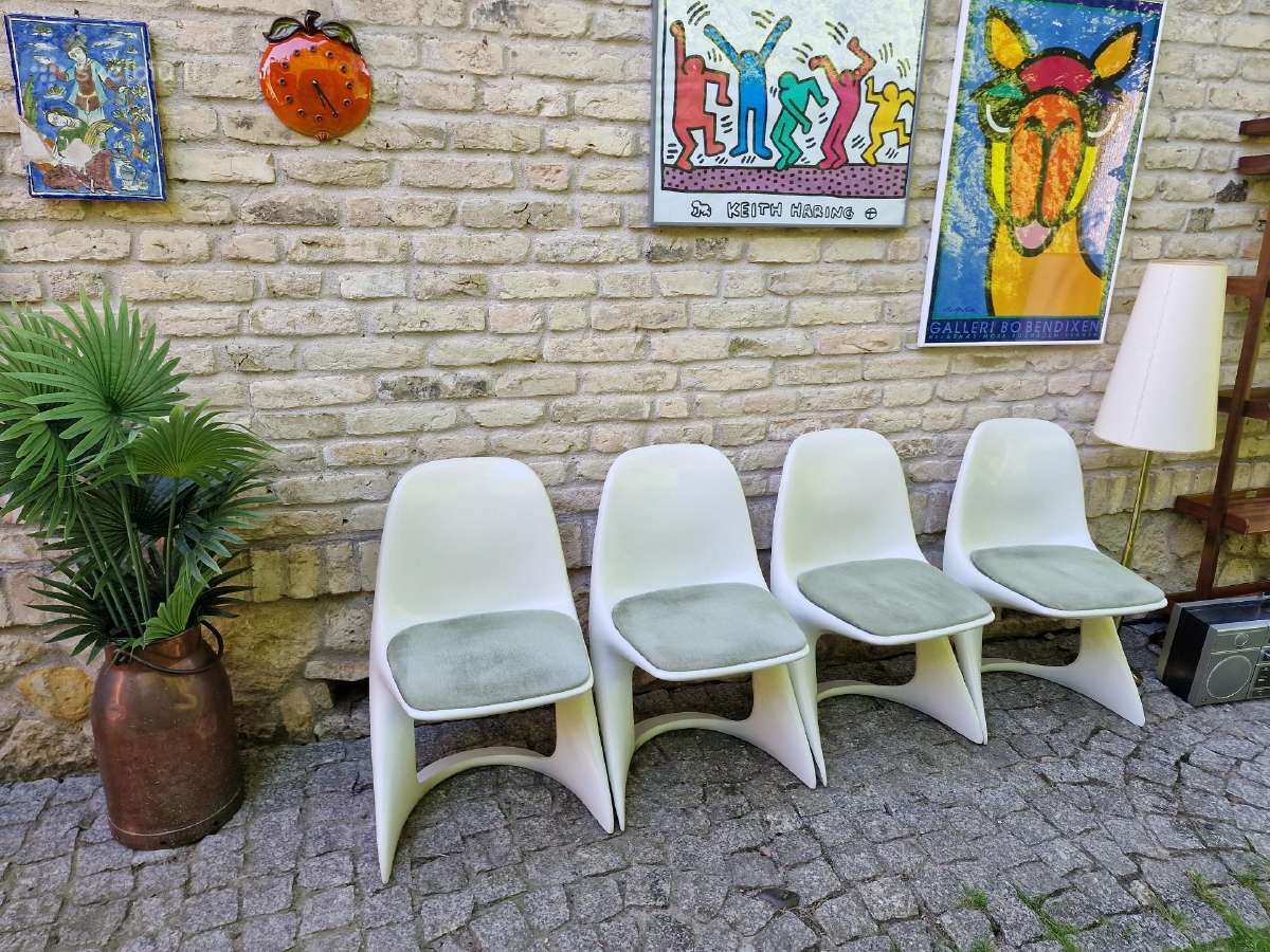 Vintažinės mid century Space Age autorinės kėdės - nuotraukos Nr. 16