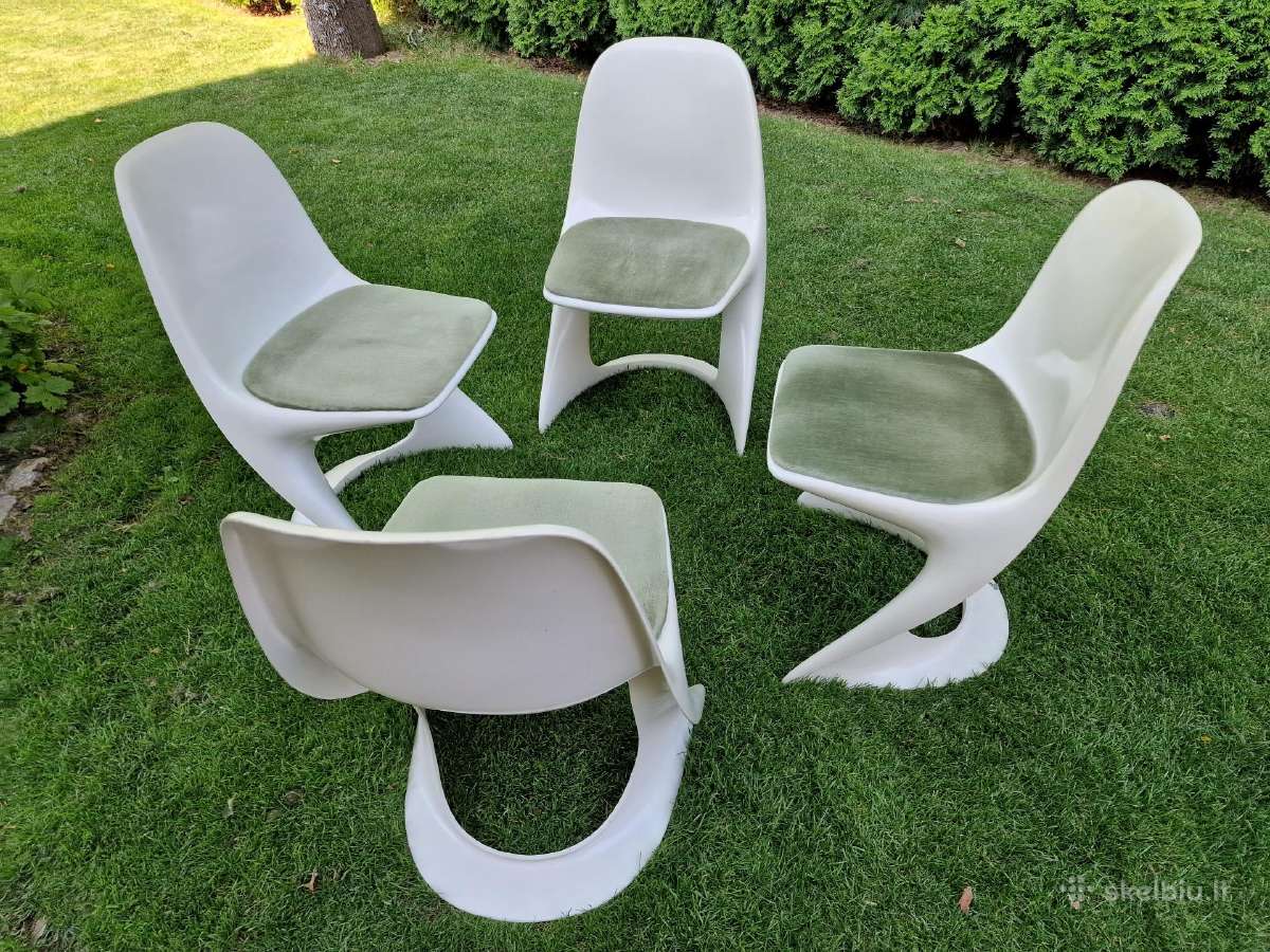 Vintažinės mid century Space Age autorinės kėdės - nuotraukos Nr. 18