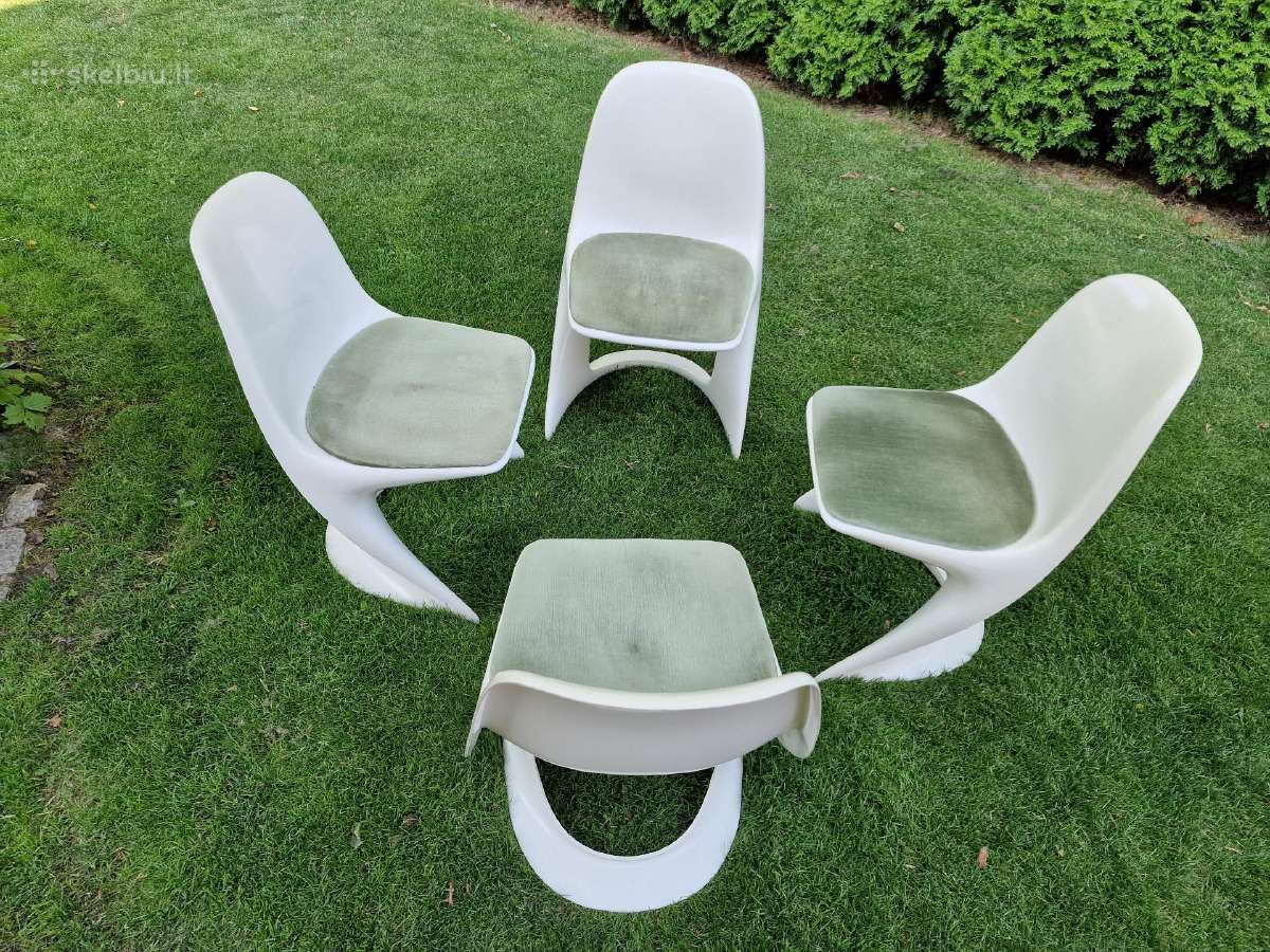 Vintažinės mid century Space Age autorinės kėdės - nuotraukos Nr. 24