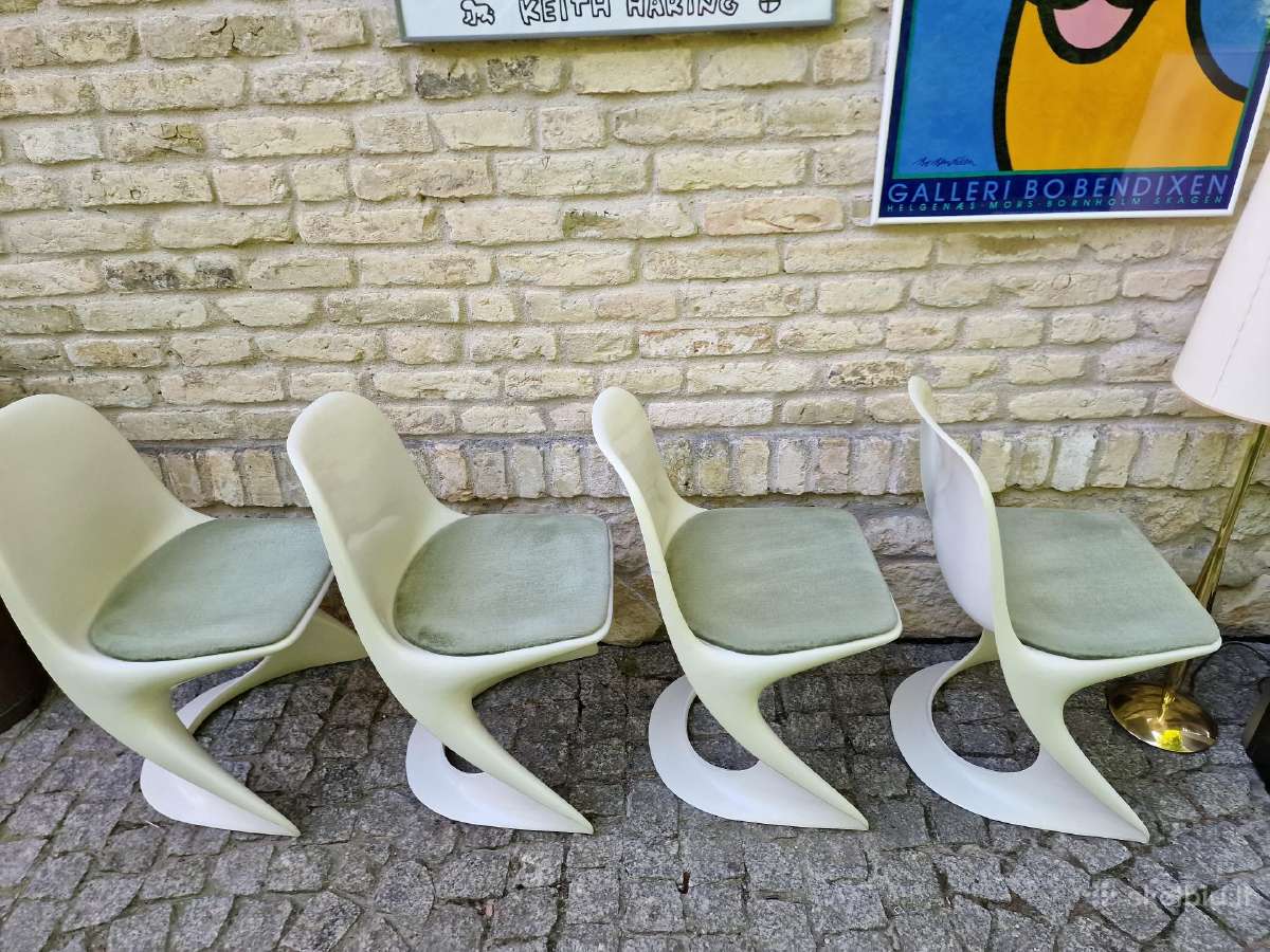 Vintažinės mid century Space Age autorinės kėdės - nuotraukos Nr. 27