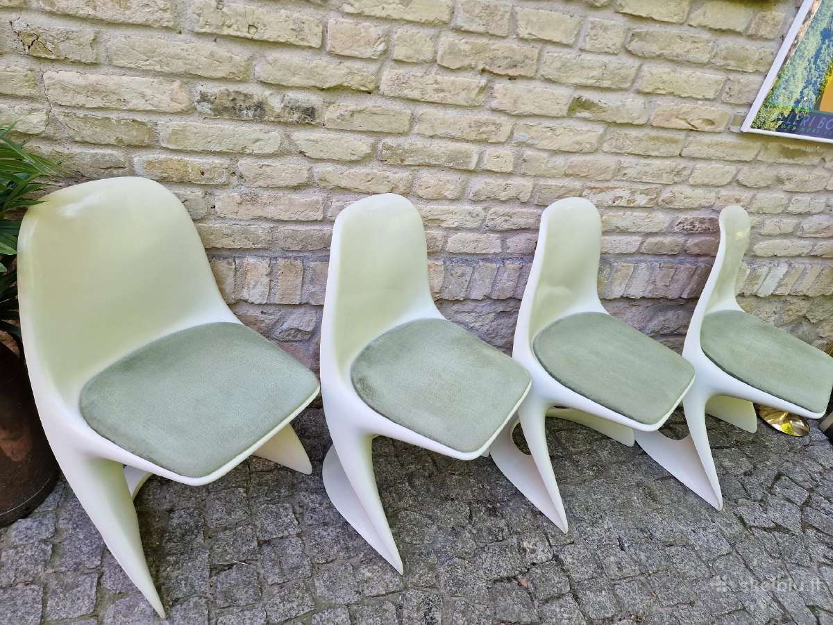 Vintažinės mid century Space Age autorinės kėdės - nuotraukos Nr. 29