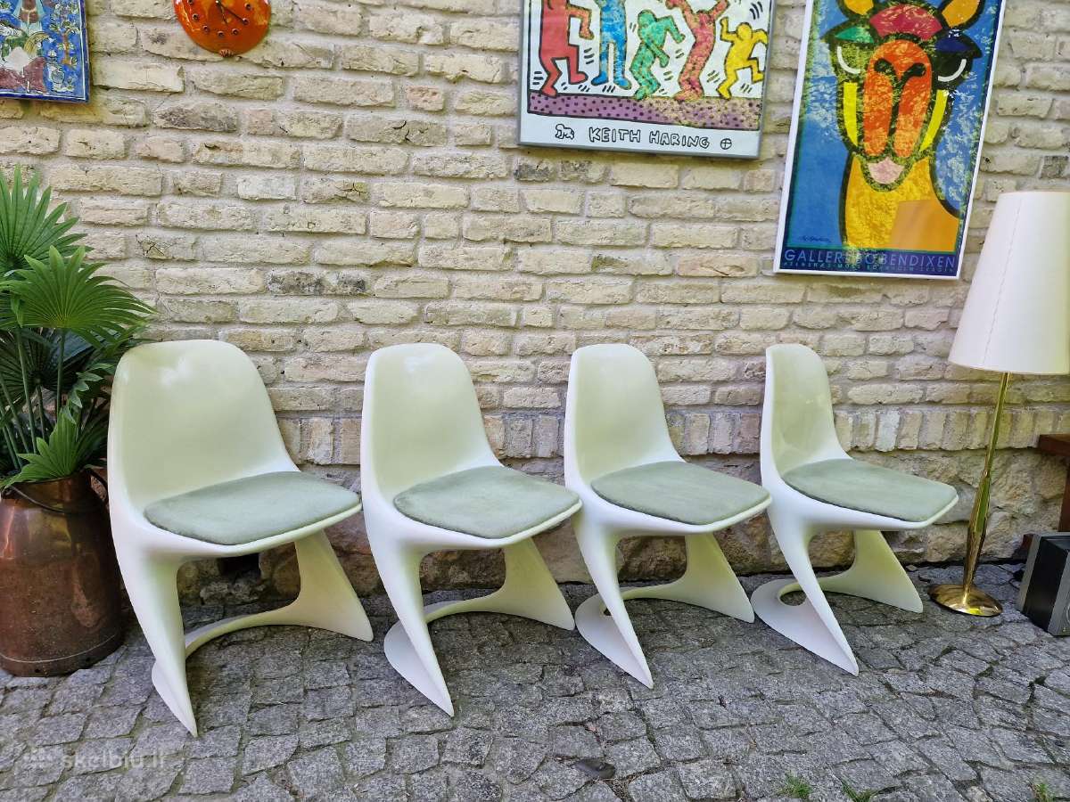 Vintažinės mid century Space Age autorinės kėdės - nuotraukos Nr. 31