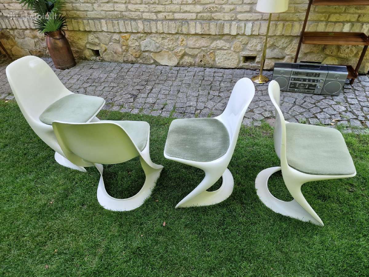 Vintažinės mid century Space Age autorinės kėdės - nuotraukos Nr. 32