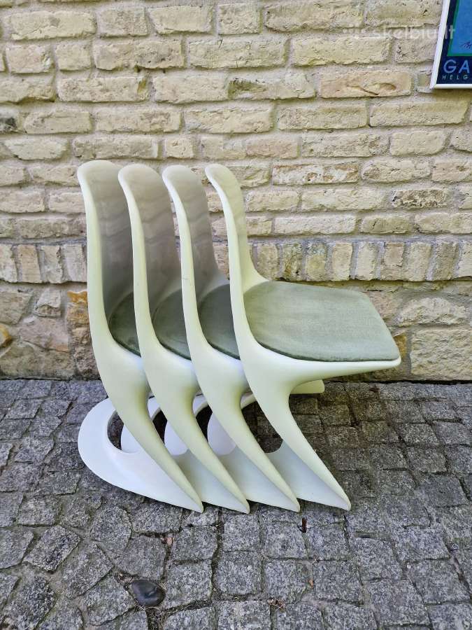 Vintažinės mid century Space Age autorinės kėdės - nuotraukos Nr. 35