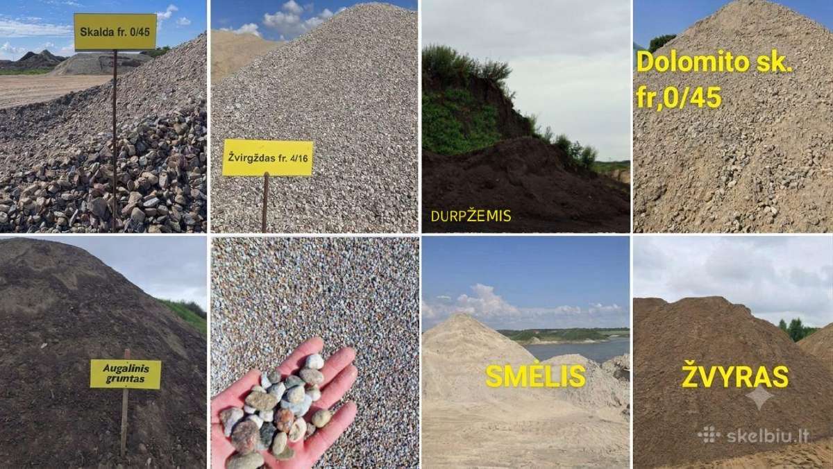Žvyras-smėlis-skalda-juodžemis-atsijos -atvežame - nuotraukos Nr. 2