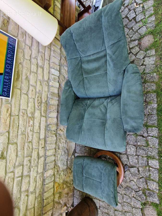 Fotelis reglaineris Ekornes Stressless su pakoju - nuotraukos Nr. 11