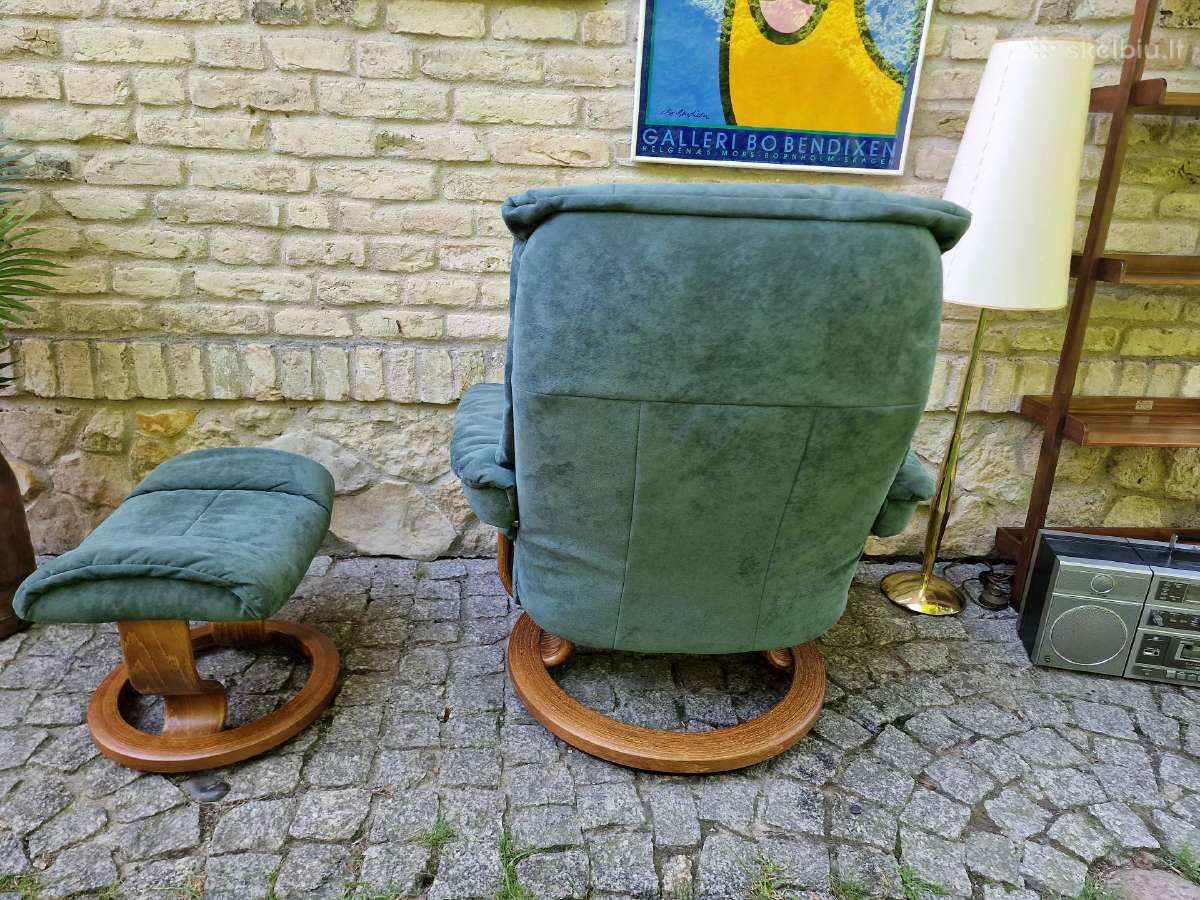 Fotelis reglaineris Ekornes Stressless su pakoju - nuotraukos Nr. 21