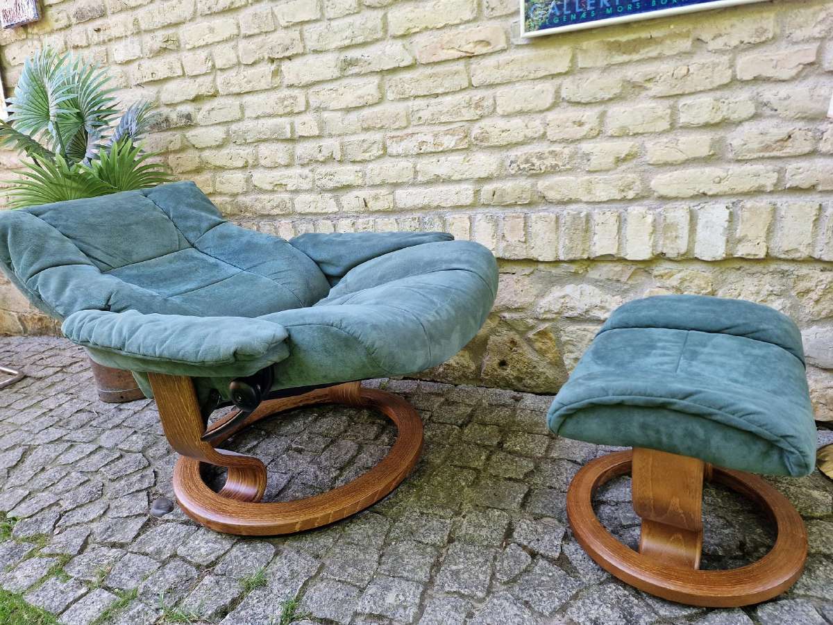 Fotelis reglaineris Ekornes Stressless su pakoju - nuotraukos Nr. 36