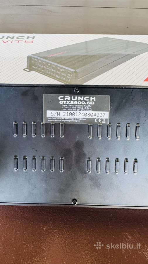 Parduodamas Crunch Gravity Gtx2600.6d 6k - nuotraukos Nr. 6